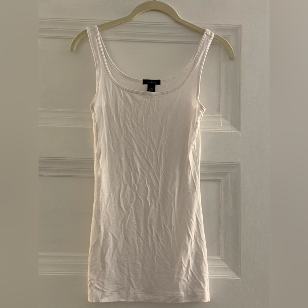 Halogen White Tank Top XS